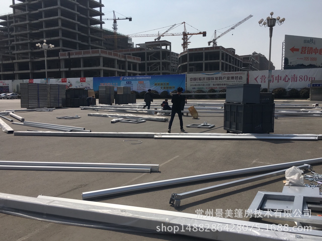 濟寧寶馬4s店采購5米邊高定制篷房搭建